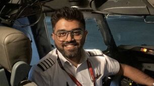 <p>Pictured is Indian pilot, Smit Machchhar, who was seriously injured during the course of the incident. Picture: Israel Foreign Ministry/Handout via REUTERS</p> <p>Pictured is Indian pilot, Smit Machchhar, who was seriously injured during the course of the incident. Picture: Israel Foreign Ministry/Handout via REUTERS</p>