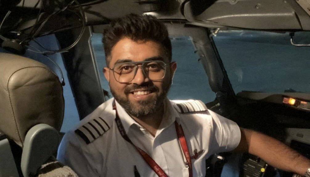 Pictured is Indian pilot, Smit Machchhar, who was seriously injured during the course of the incident. Picture: Israel Foreign Ministry/Handout via REUTERS