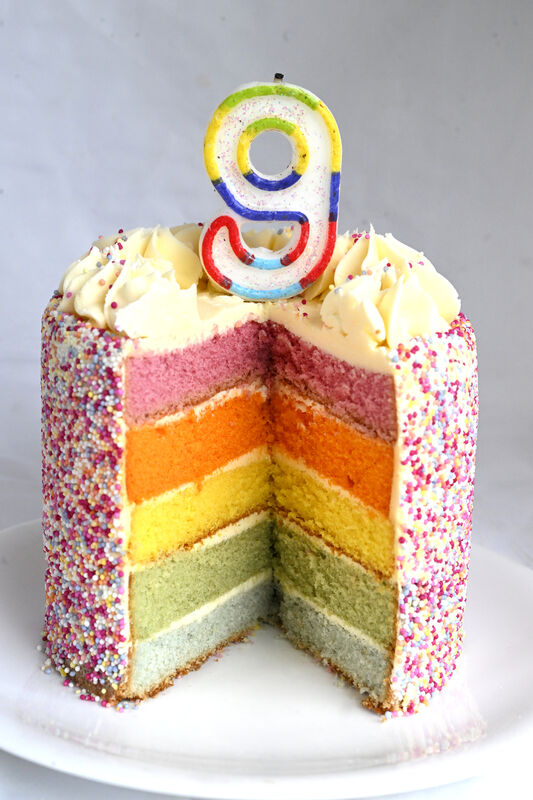 M&S Food - Rainbow Layer cake. Picture: Larry Cummins M&S Food - Rainbow Layer cake. Picture: Larry Cummins