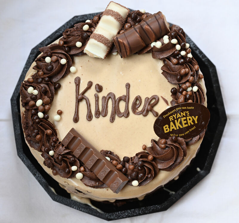 Kinder cake from Ryan's SuperValu bakery. Picture: Larry Cummins Kinder cake from Ryan's SuperValu bakery. Picture: Larry Cummins