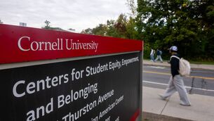 <p>Students walk on the campus of Cornell University a day after on September 30, 2026, in Ithaca, New York. Picture: Spencer Platt/Getty Images</p>