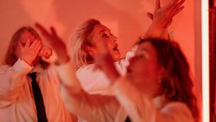 <p>'Dignity', written by deaf playwright Teresa Deevy, performed at Cork Midsummer Festival this year. Picture: Jed Niezgoda </p> <p>'Dignity', written by deaf playwright Teresa Deevy, performed at Cork Midsummer Festival this year. Picture: Jed Niezgoda </p>