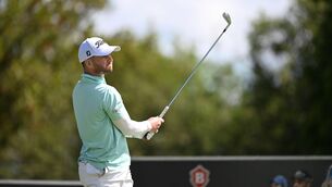 <p>Michael Stewart of Scotland takes the lead after day one at the Alfred Dunhill Links. Pic: Johan Rynners/Getty</p> <p>Michael Stewart of Scotland takes the lead after day one at the Alfred Dunhill Links. Pic: Johan Rynners/Getty</p>