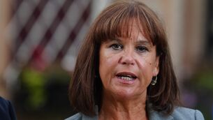 <p>Sinn Féin leader Mary Lou McDonald launched the party's alternative budget today, with a total cost of €13.4bn for new measures. Picture: Brian Lawless/PA</p>