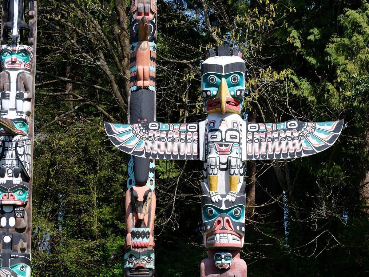 Totem Poles Stanley Park. Picture: Destination Vancouver/Kazutoshi Yoshimura