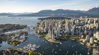 Aerial view of Vancouver