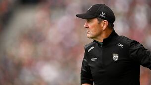<p>FRUSTRATED: Kerry manager Jack O'Connor. Pic: Seb Daly/Sportsfile</p>