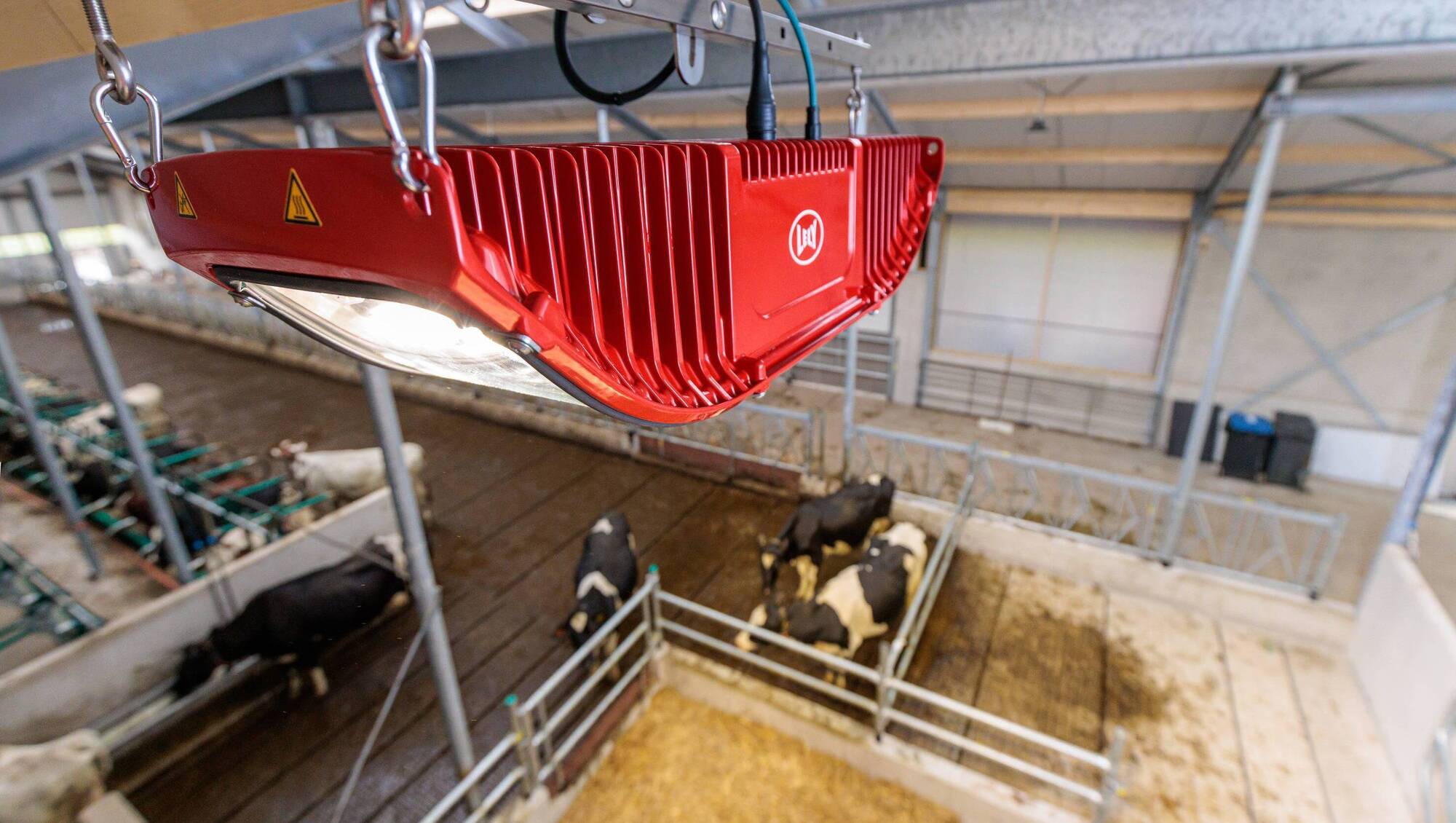 Lely’s Zeta camera uses artificial intelligence to detect calving contractions and alert farmers to the start of calving or potential complications. File picture: Lely