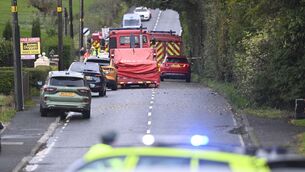 <p>Emergency services at the scene in Crossnacreevy after two people have died following a workplace incident in Co Down. Picture: Mark Marlow/PA Wire</p> <p>Emergency services at the scene in Crossnacreevy after two people have died following a workplace incident in Co Down. Picture: Mark Marlow/PA Wire</p>