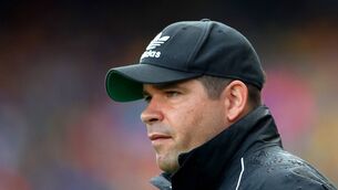 <p>Kerry manager Eamonn Fitzmaurice during the 2017 All-Ireland SFC quarter final against Galway. Pic: James Crombie, Inpho</p>