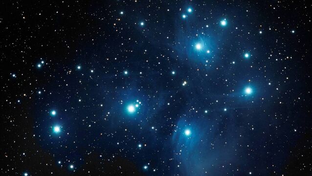 <p>The Pleiades, or Seven Sisters, is starting to become visible in the eastern October sky shortly after sunset. Each star in the Pleiades could be mistaken for being similar to one of the planets. Yet each member of this cluster is a star larger and hotter than our sun and 52,000 times farther than Sirius. <span class="contextmenu emphasis CaptionCredit">Picture: George Doyle</span>
            </p>