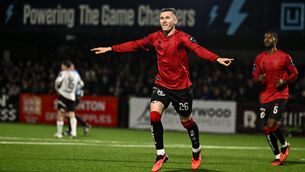 <p>Ross Tierney of Bohemians celebrates after scoring. Pic: Ben McShane/Sportsfile.</p> <p>Ross Tierney of Bohemians celebrates after scoring. Pic: Ben McShane/Sportsfile.</p>