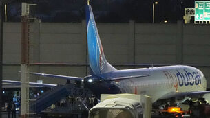<p>People disembark from a FlyDubai carrying Israeli passengers who had earlier been aboard another FlyDubai aircraft that made an emergency landing in Saudi Arabia approaches Ben Gurion International Airport near Tel Aviv, Israel, Wednesday, Sept. 30, 2026. (AP Photo/Ariel Schalit)</p> <p>People disembark from a FlyDubai carrying Israeli passengers who had earlier been aboard another FlyDubai aircraft that made an emergency landing in Saudi Arabia approaches Ben Gurion International Airport near Tel Aviv, Israel, Wednesday, Sept. 30, 2026. (AP Photo/Ariel Schalit)</p>