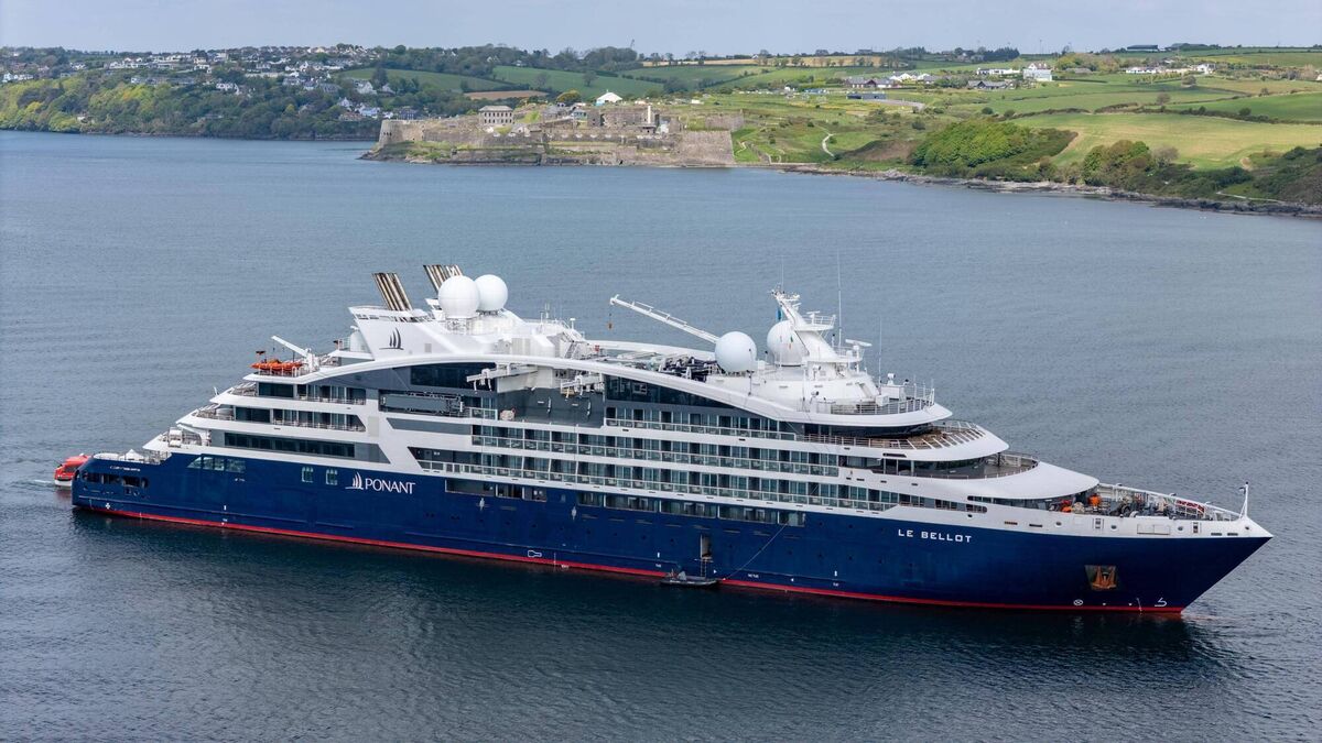 Le Bellot was one of the cruise liners returning to Kinsale Co Cork last year. Cork County Council municipal district officer for Bandon-Kinsale Brian Dunne said the town would welcome at least six in 2027. File picture: John Allen Le Bellot was one of the cruise liners returning to Kinsale Co Cork last year. Cork County Council municipal district officer for Bandon-Kinsale Brian Dunne said the town would welcome at least six in 2027. File picture: John Allen