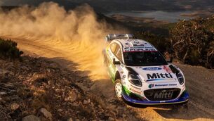 <p>The Irish crew of Jon Armstrong/Shane Byrne (Ford Puma Rally1) had a season best seventh place finish in the WRC on Rally Italia Sardegna. Pic: Jaanus Ree / Red Bull Content Pool </p> <p>The Irish crew of Jon Armstrong/Shane Byrne (Ford Puma Rally1) had a season best seventh place finish in the WRC on Rally Italia Sardegna. Pic: Jaanus Ree / Red Bull Content Pool </p>