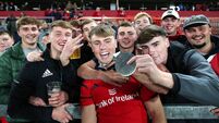 Charlie O’Shea with friends after the game 3/10/2026