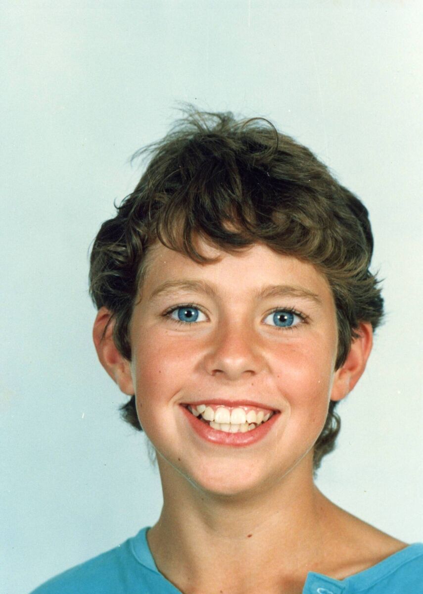 Declan in his Coldstream primary school photo. Circa 1988. Declan in his Coldstream primary school photo. Circa 1988.