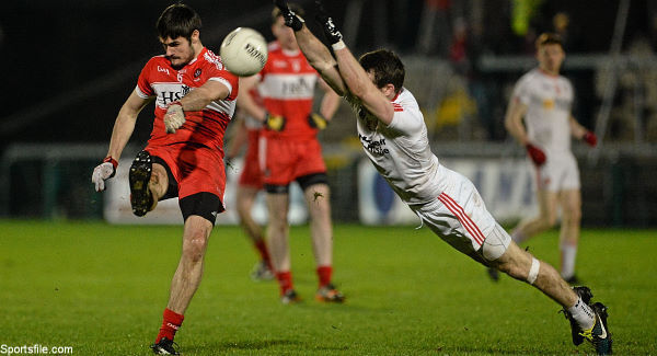 13-man Tyrone claim McKenna Cup with late penalty goal in extra time
