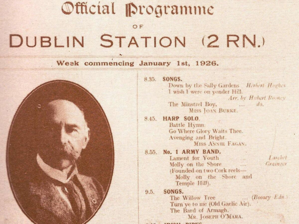 The programme for the first night of broadcasting by 2RN, the station that would eventually become RTÉ. The programme for the first night of broadcasting by 2RN, the station that would eventually become RTÉ.