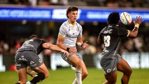 <p>Sam Prendergast impressed with his performance off the bench in Leinster's defeat to the Sharks. Pic: Shaun Roy/Sportsfile</p> <p>Sam Prendergast impressed with his performance off the bench in Leinster's defeat to the Sharks. Pic: Shaun Roy/Sportsfile</p>