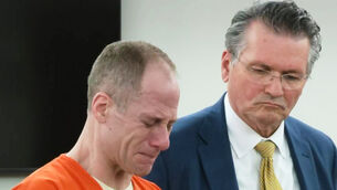 Caleb Flynn reads his statement to the court before being sentenced (AP) Caleb Flynn reads his statement to the court before being sentenced (AP)