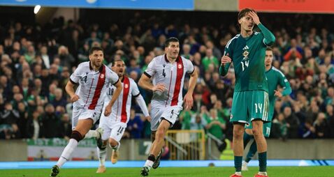 Northern Ireland v Georgia - UEFA Nations League - League Phase - Group B2 - Clearer Twist National Stadium at Windsor Park