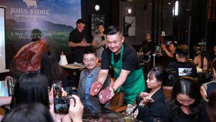 <p>Irish beef was served for the first time in Ho Chi Minh City, Vietnam, with a butchery demonstration with John Stone Fine Foods.</p>
