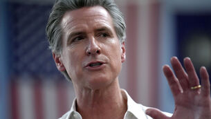 <p>California governor Gavin Newsom denounced the Republican president as "deranged and dangerous." Picture: AP Photo/Steven Senne, File</p>