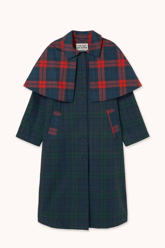 Check Trench Coat, €299, The Tiny Big Sister Check Trench Coat, €299, The Tiny Big Sister