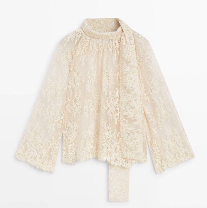 Lace Blouse, €80, Massimo Dutti Lace Blouse, €80, Massimo Dutti