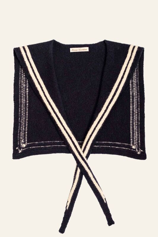 Lambswool Sailor Scarf, £125, Straw London Lambswool Sailor Scarf, £125, Straw London