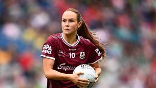 <p>Galway's Olivia Divilly scored 2-27 in this year's championship including three points in her side's All-Ireland final victory over Kerry. Pic: Shauna Clinton/Sportsfile </p>