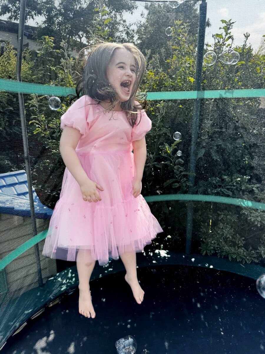 Ciara’s daughter Doireann, who has additional needs. Ciara’s daughter Doireann, who has additional needs.