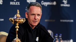 <p>Luke Donald can become the first Ryder Cup captain to win three consecutive editions of the competition. Pic: Brendan Moran/Sportsfile</p>