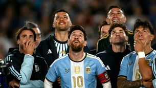 <p>Lionel Messi: 'It was a ​huge source of pride for me to wear this shirt all this time, more than 20 years.' Pic: Luis ROBAYO / AFP via Getty Images</p>