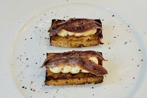 Anchovies Crostini