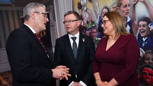 <p>GAA president Jarlath Burns, Camogie Association president Brian Molloy and LGFA President Trina Murray. Pic: Ramsey Cardy/Sportsfile </p> <p>GAA president Jarlath Burns, Camogie Association president Brian Molloy and LGFA President Trina Murray. Pic: Ramsey Cardy/Sportsfile </p>