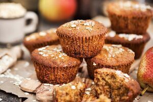 Pear & Toffee Buns