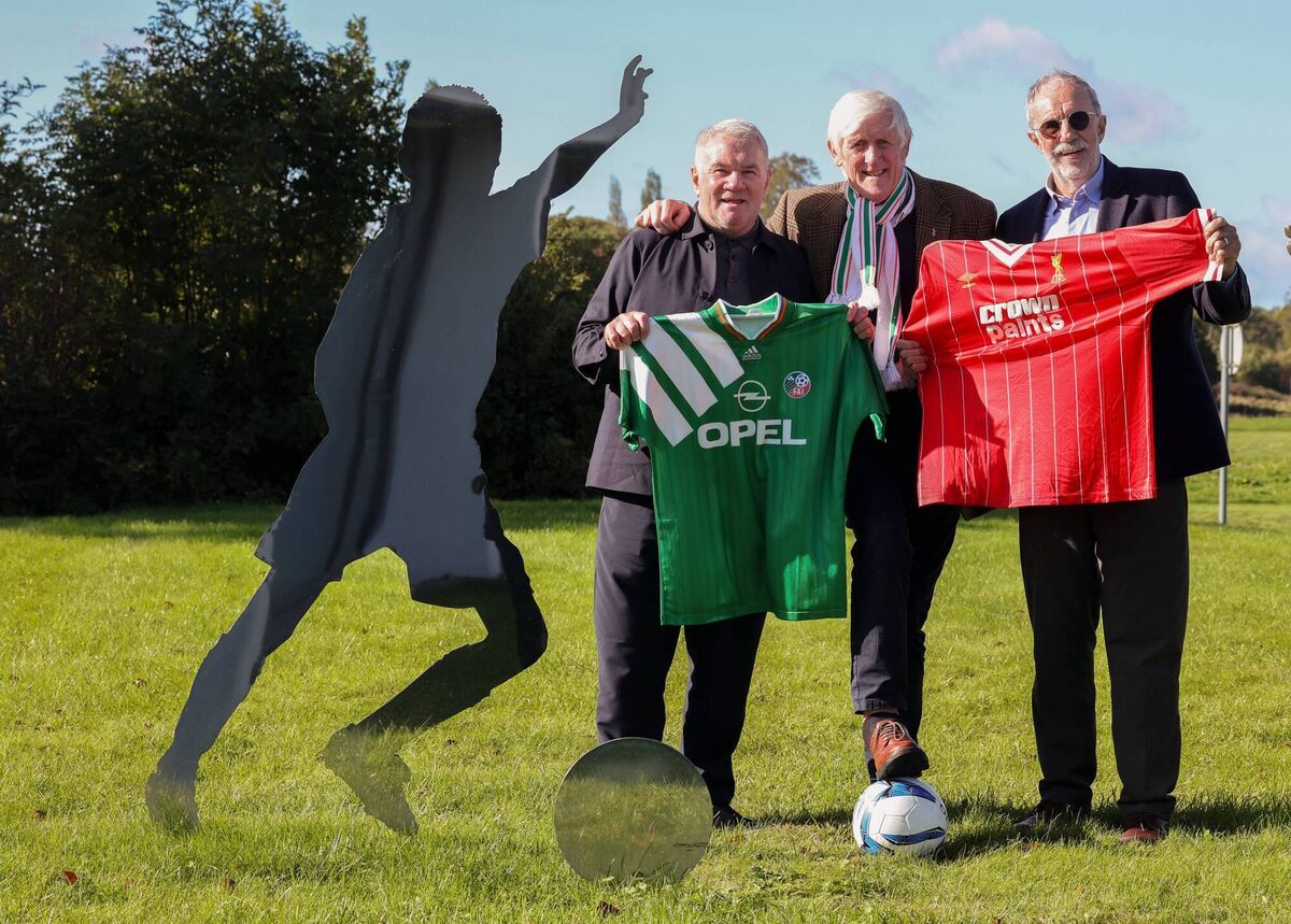 Irish Professional Footballers Benevolent Association have announced 'Talking Reds' with Ray Houghton and Mark Lawrenson at Vicar Street on Monday, October 19. Pic: Irish Professional Footballers Benevolent Association. Irish Professional Footballers Benevolent Association have announced 'Talking Reds' with Ray Houghton and Mark Lawrenson at Vicar Street on Monday, October 19. Pic: Irish Professional Footballers Benevolent Association.