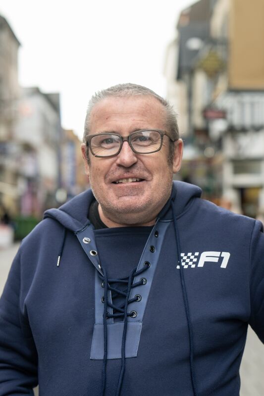 Michael Twomey, otherwise known as DJ Mucca, said he would give up the increases he saw in the budget to provide more supports to children with disabilities. Picture: Chani Anderson