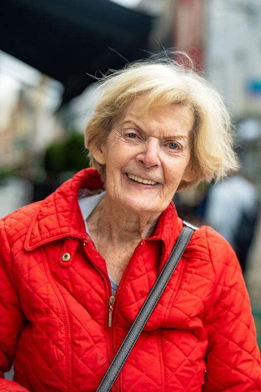 Claire Cahill says she is happy with Budget 2027 and believes that if you have your health, you have your wealth. Picture: Chani Anderson