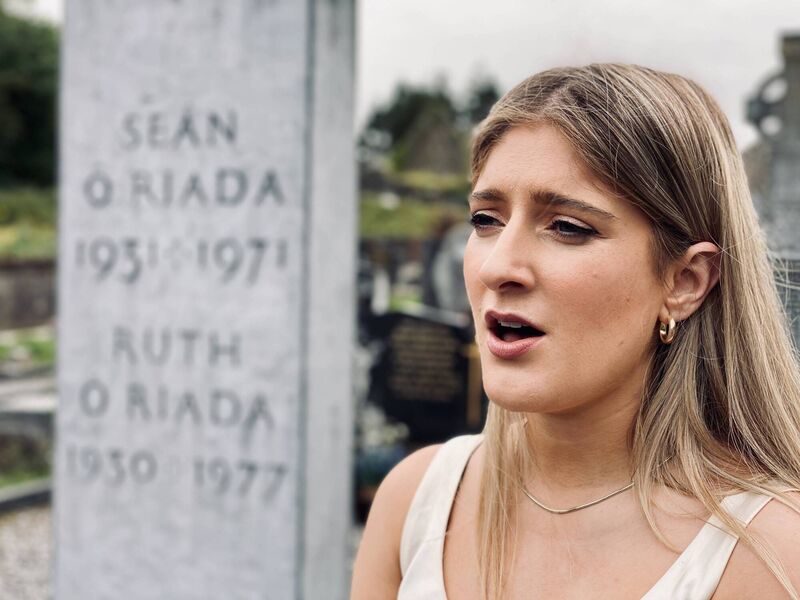 Broadcaster and podcaster Doireann Ní Ghlacáin asked minister Patrick O’Donovan to 'take a day off from being a f***ing eejit' after his comment about the name of Coimisiún na Meán. Picture: TG4 Broadcaster and podcaster Doireann Ní Ghlacáin asked minister Patrick O’Donovan to 'take a day off from being a f***ing eejit' after his comment about the name of Coimisiún na Meán. Picture: TG4
