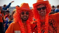 Ntherlands fans at the 2014 FIFA World Cup