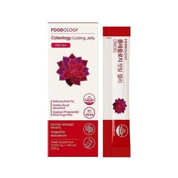 Coleology Cutting Jelly is marketed as an appetite-control product. Coleology Cutting Jelly is marketed as an appetite-control product.
