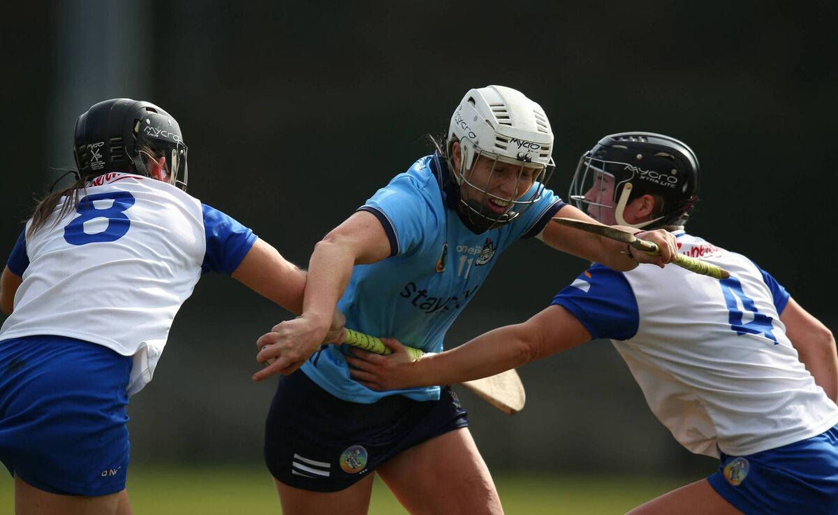 Waterford's Alannah McNulty and Orla Hickey tackles Sinead Wylde of Dublin. Picture: INPHO/Leah Scholes Waterford's Alannah McNulty and Orla Hickey tackles Sinead Wylde of Dublin. Picture: INPHO/Leah Scholes