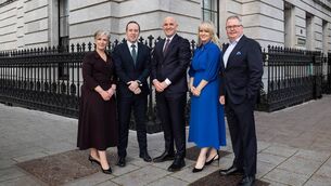 <p>John Cummins, Minister of State, with Margaret Kelleher David McCarthy, Amanda Isherwood and Edward Hanafin of Knight Frank Cork.</p> <p>John Cummins, Minister of State, with Margaret Kelleher David McCarthy, Amanda Isherwood and Edward Hanafin of Knight Frank Cork.</p>