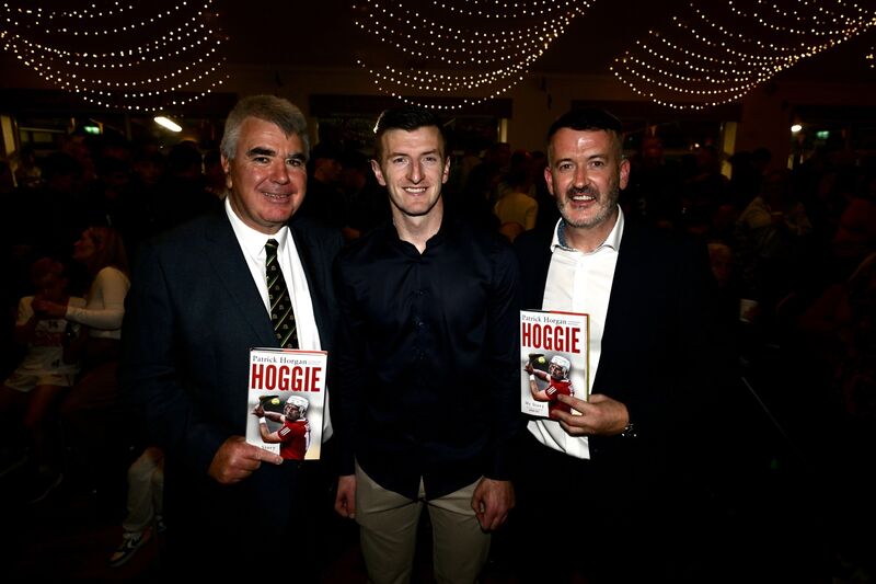 Horgan with (left) Liam Martin, Chairperson, Glen Rovers and (right) guest speaker former Cork teammate Donal Og Cusack. Pic: Larry Cummins Horgan with (left) Liam Martin, Chairperson, Glen Rovers and (right) guest speaker former Cork teammate Donal Og Cusack. Pic: Larry Cummins
