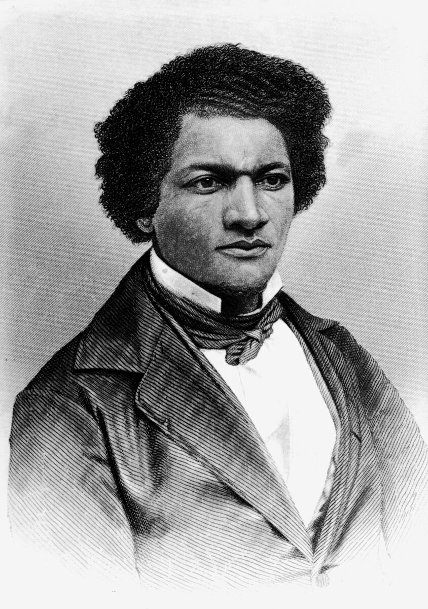 Frederick Douglass in the 1850s. Engraving by A. H. Ritchie. Photo: Hulton Archive/Getty Images