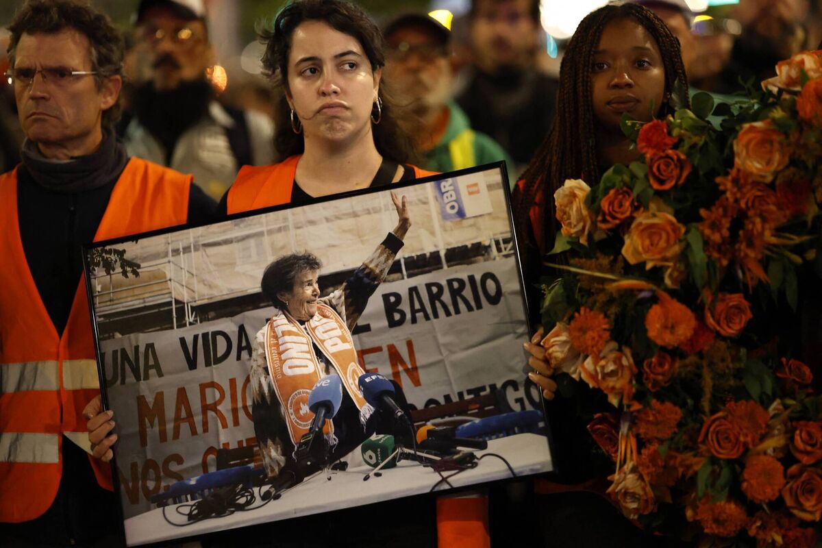 Maricarmen Abascal became the symbol of Spain's housing crisis. Picture: Oscar Del Pozo/AFP via Getty Images Maricarmen Abascal became the symbol of Spain's housing crisis. Picture: Oscar Del Pozo/AFP via Getty Images