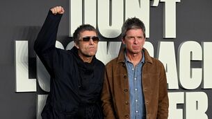 <p>Liam Gallagher and Noel Gallagher at the UK premiere of Oasis: Don't Look Back In Anger in London in September. Card spending on tickets hit its highest levels in two years last month, driven by high profile event sales including the Electric Picnic and the Oasis concerts at Slane Castle. </p> <p>Liam Gallagher and Noel Gallagher at the UK premiere of Oasis: Don't Look Back In Anger in London in September. Card spending on tickets hit its highest levels in two years last month, driven by high profile event sales including the Electric Picnic and the Oasis concerts at Slane Castle. </p>